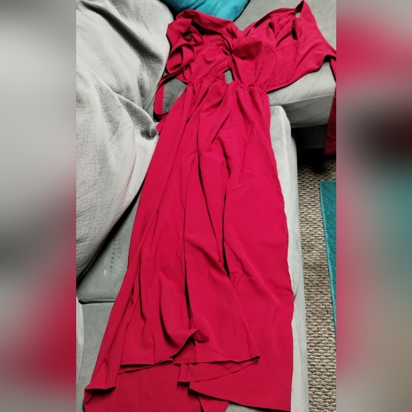 Open Shoulder Knot Dress - Picture 5 of 5